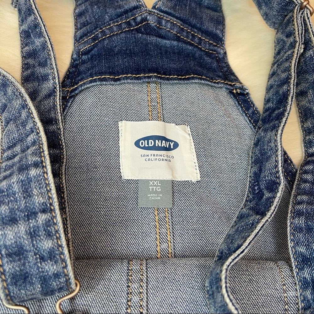 Old Navy Denim Coverall/Overall Shorts - Picture 9 of 15